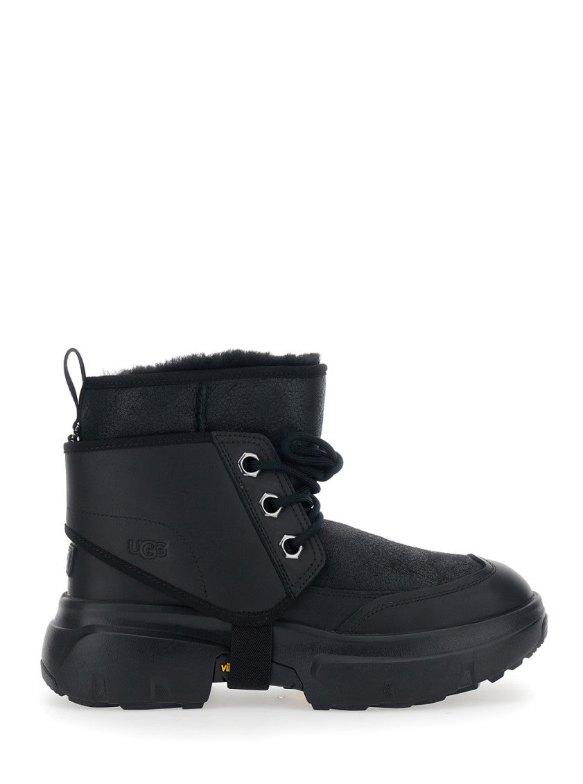 Black Leather Ankle Boots 1