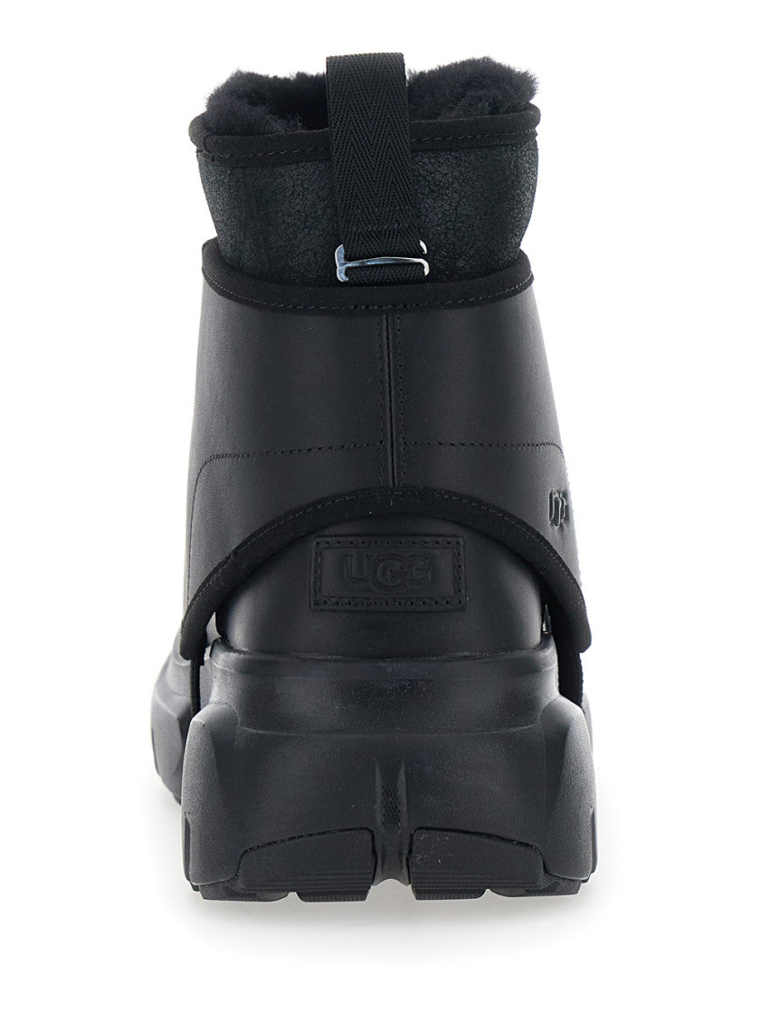Black Leather Ankle Boots 4