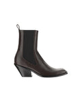 Dark Brown Slip On Boots 1
