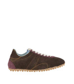 Dark Brown Sprinters Patchwork Sneakers 1