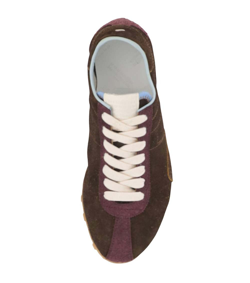 Dark Brown Sprinters Patchwork Sneakers 2