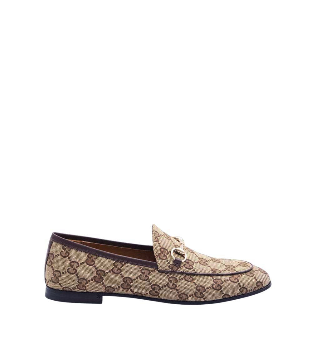 Beige Logo Jordaan Loafers 1