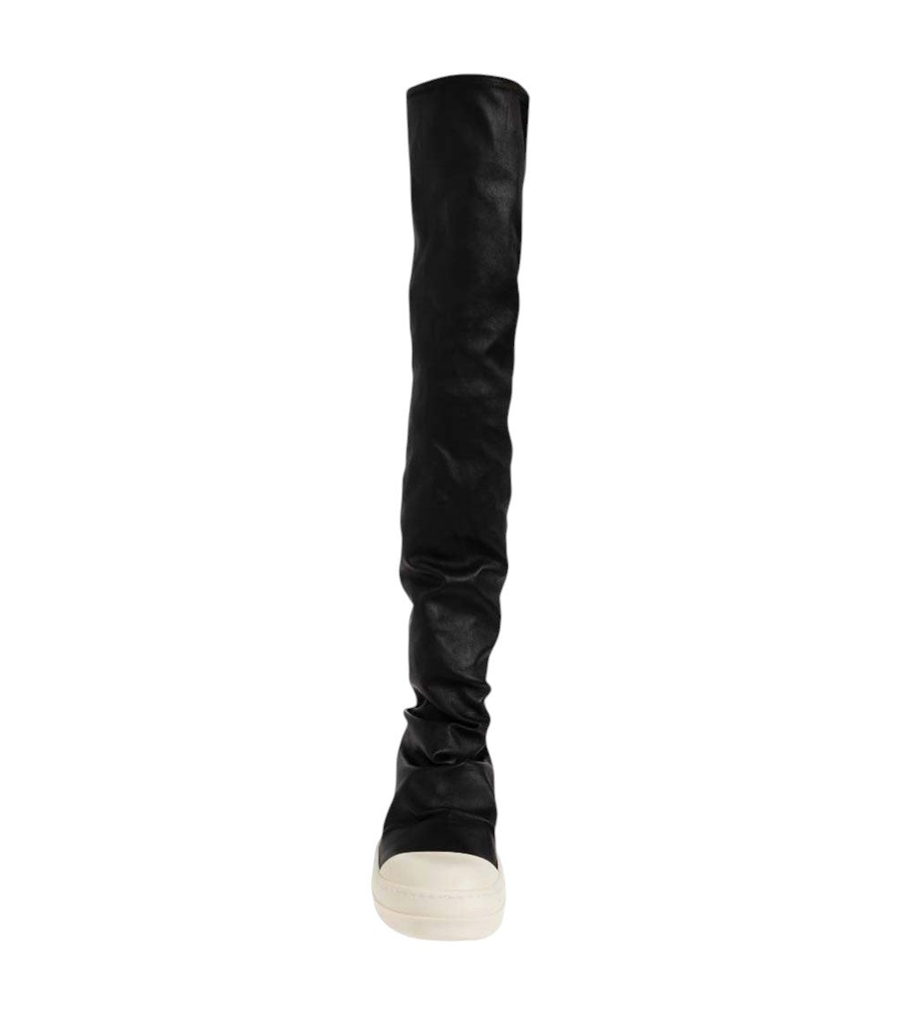 Black Leather Over-the-knee Boots 3
