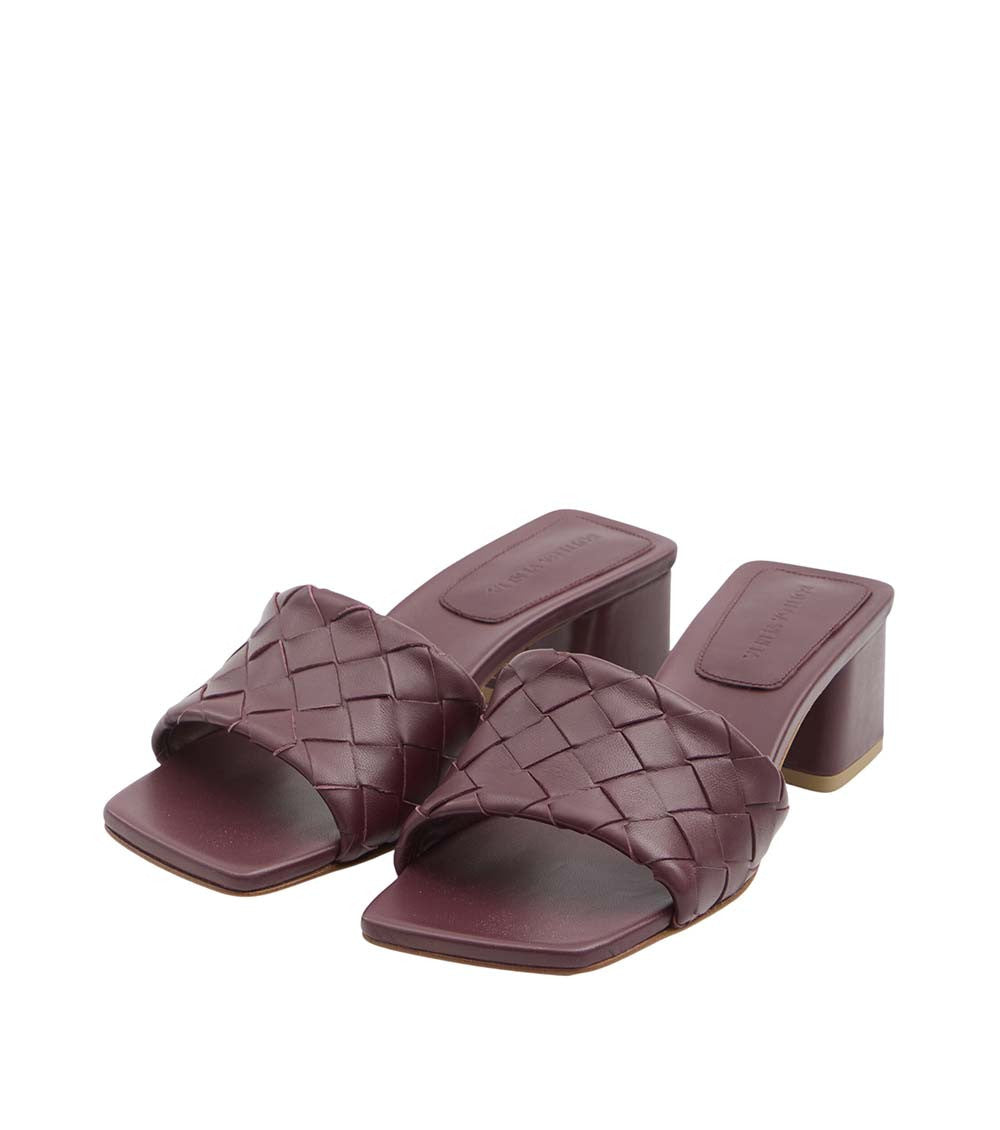 Maroon Parco Barolo Heels 2