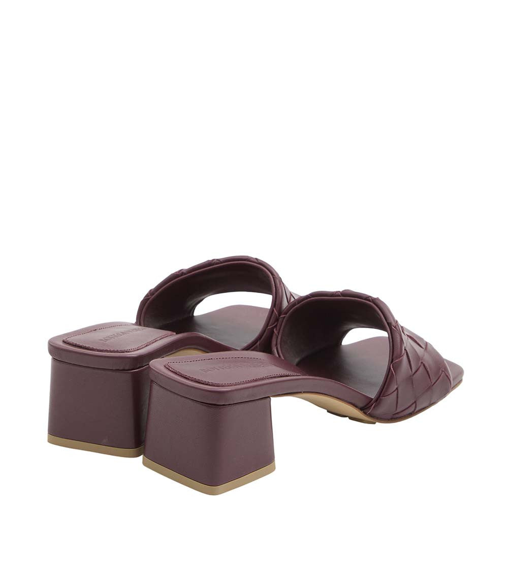Maroon Parco Barolo Heels 3