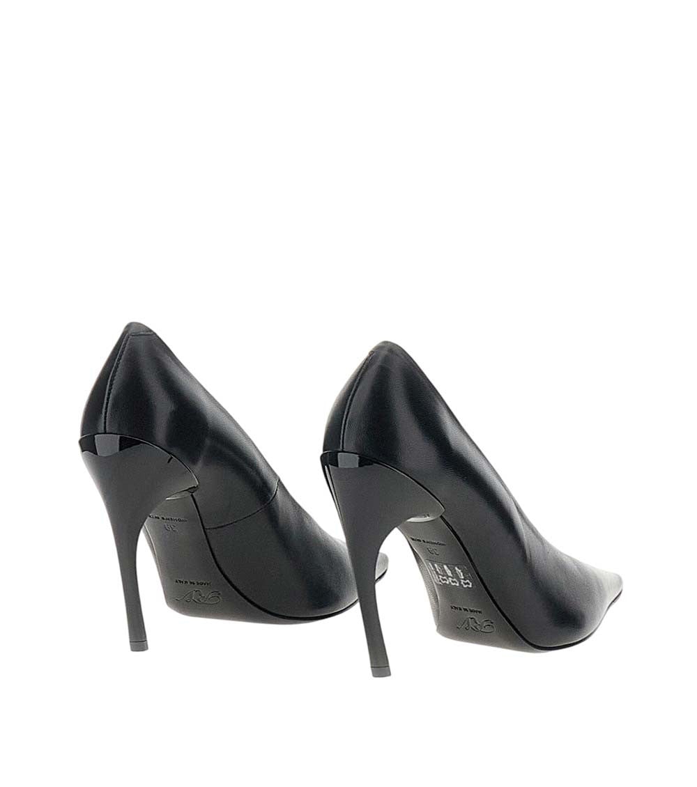 Black Slip-on Pumps 3