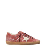 Red Lace Up Sneakers 1