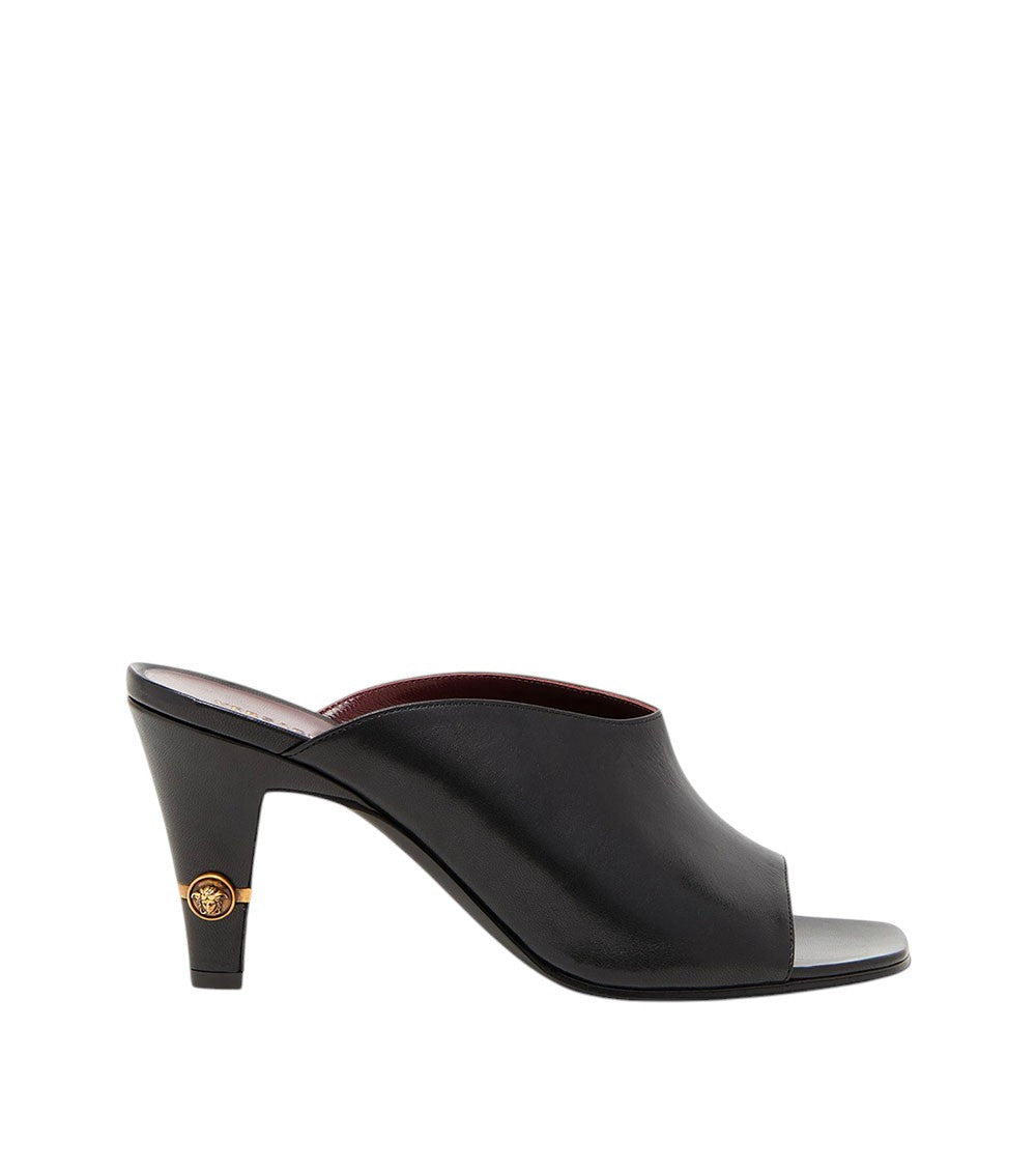 Black Leather Heels 1