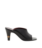 Black Leather Heels 1