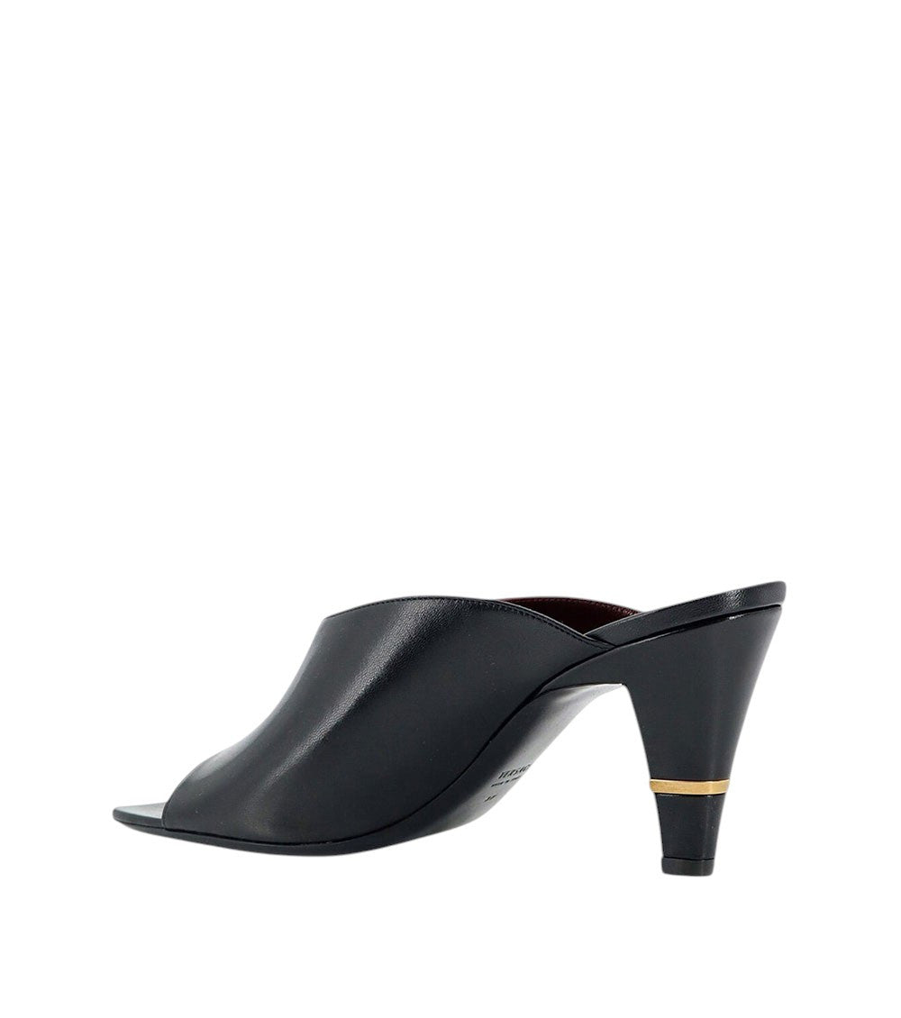 Black Leather Heels 5