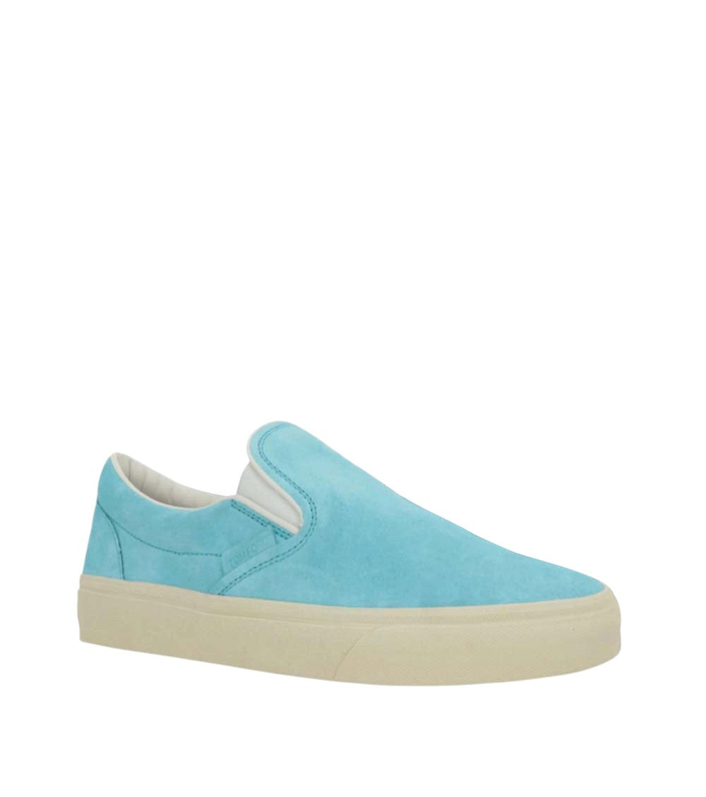 Blue Slip-On Sneakers 2