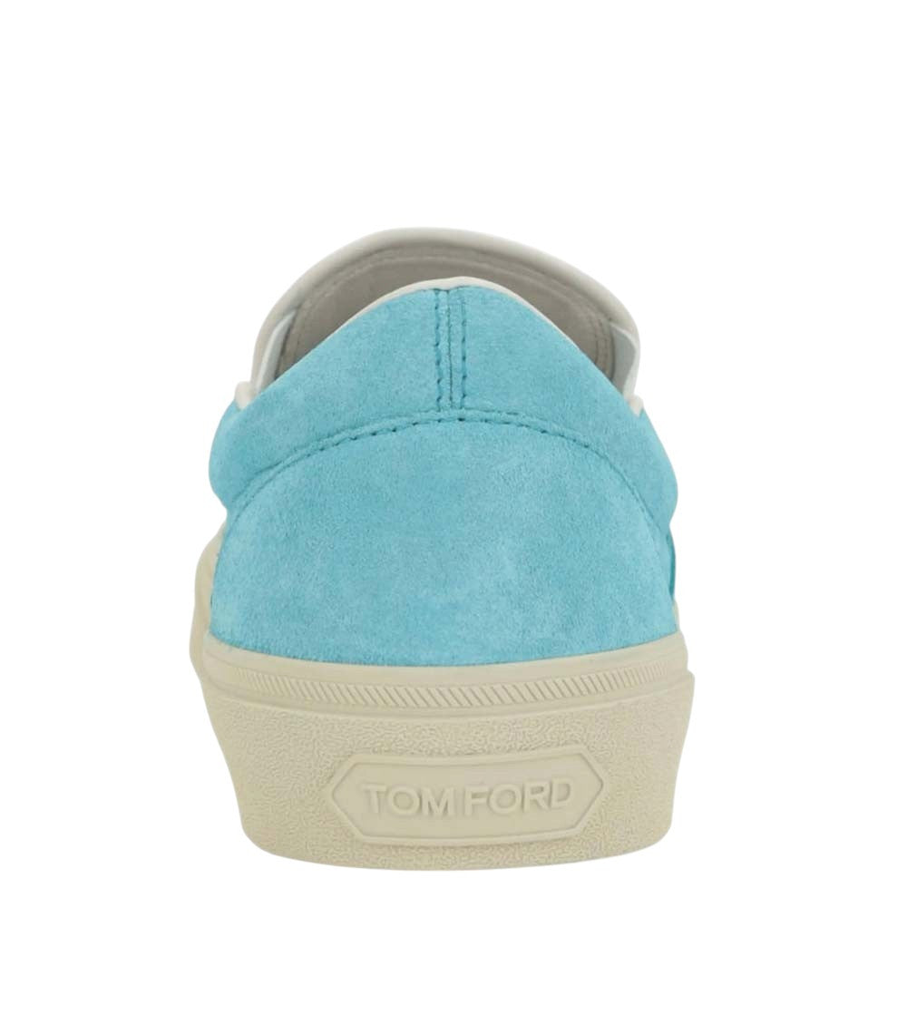 Blue Slip-On Sneakers 3