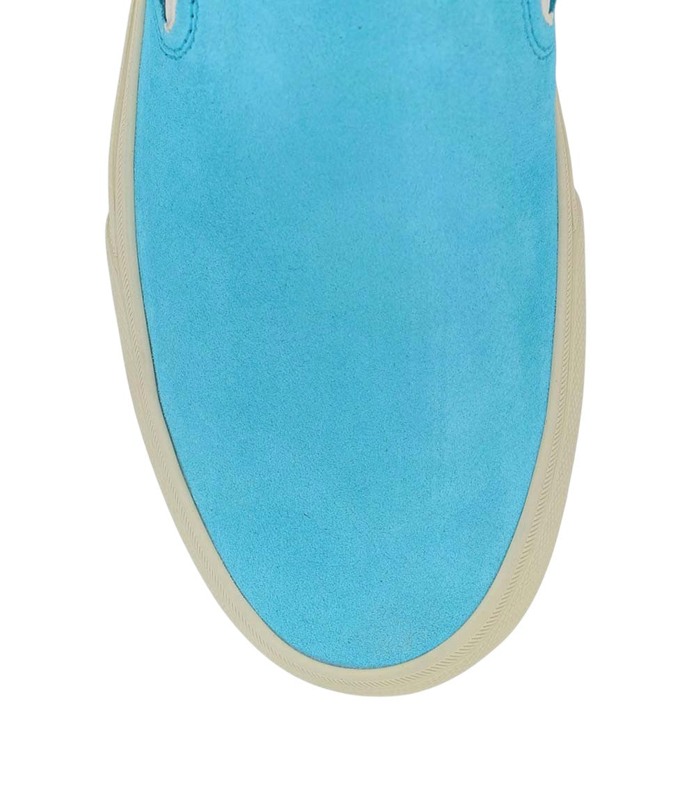Blue Slip-On Sneakers 4