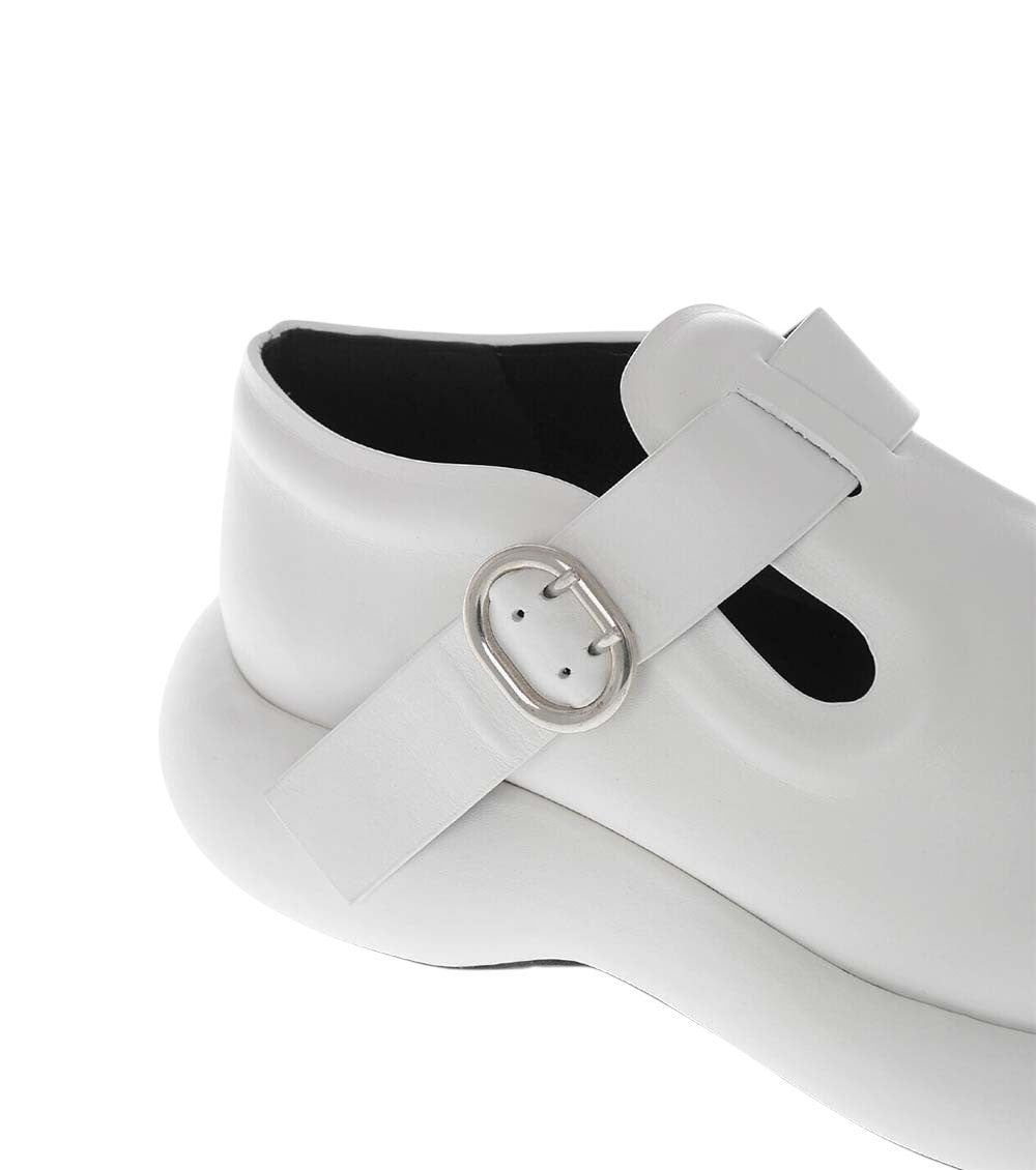 White Leather Loafers 4