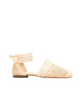 Beige Woven Sandals 1