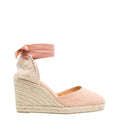 Pink Carina Espadrille Wedges 1
