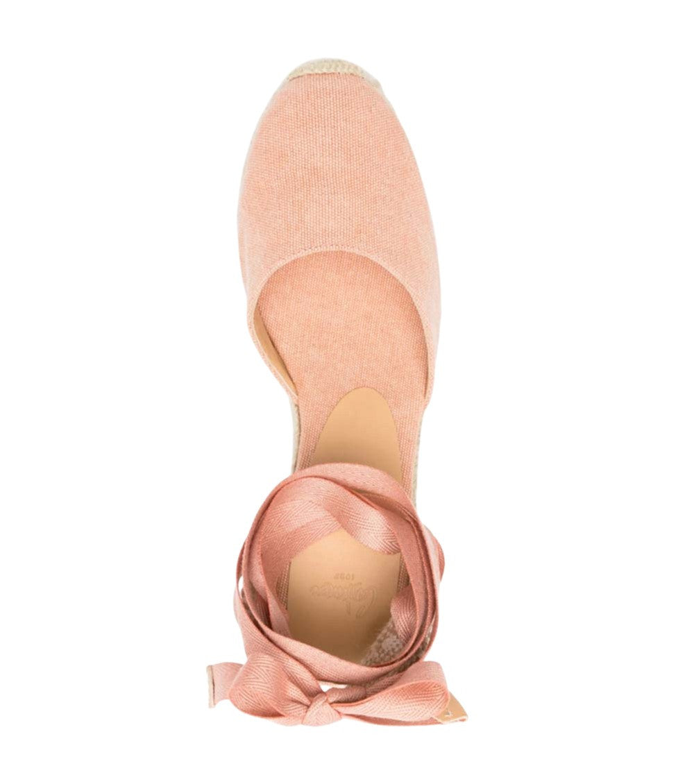 Pink Carina Espadrille Wedges 2