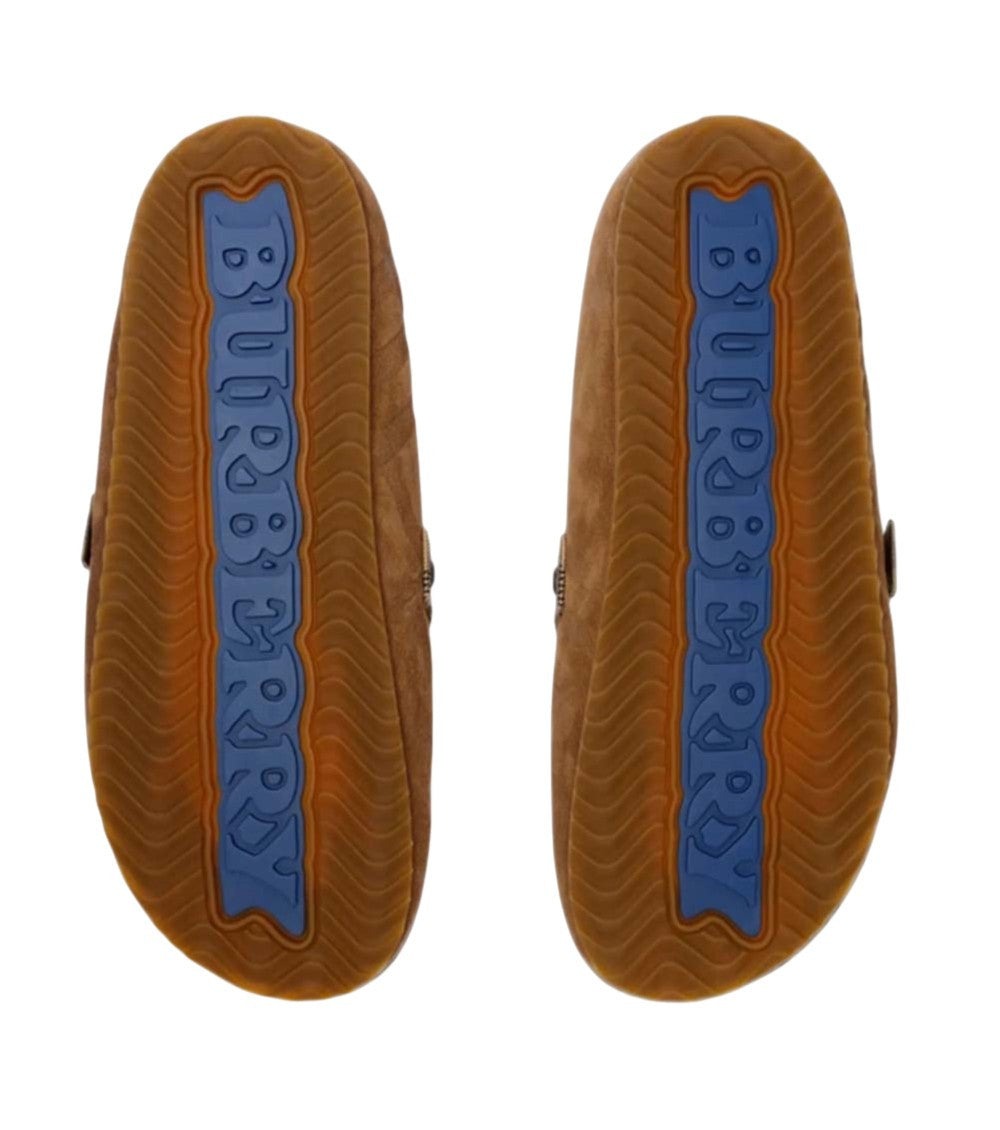 Brown Checks Urchin Slides 4