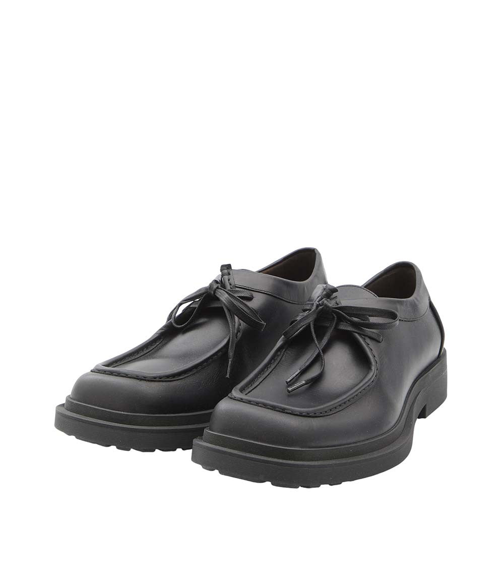 Black Ben Leather Lace-up Shoes 2