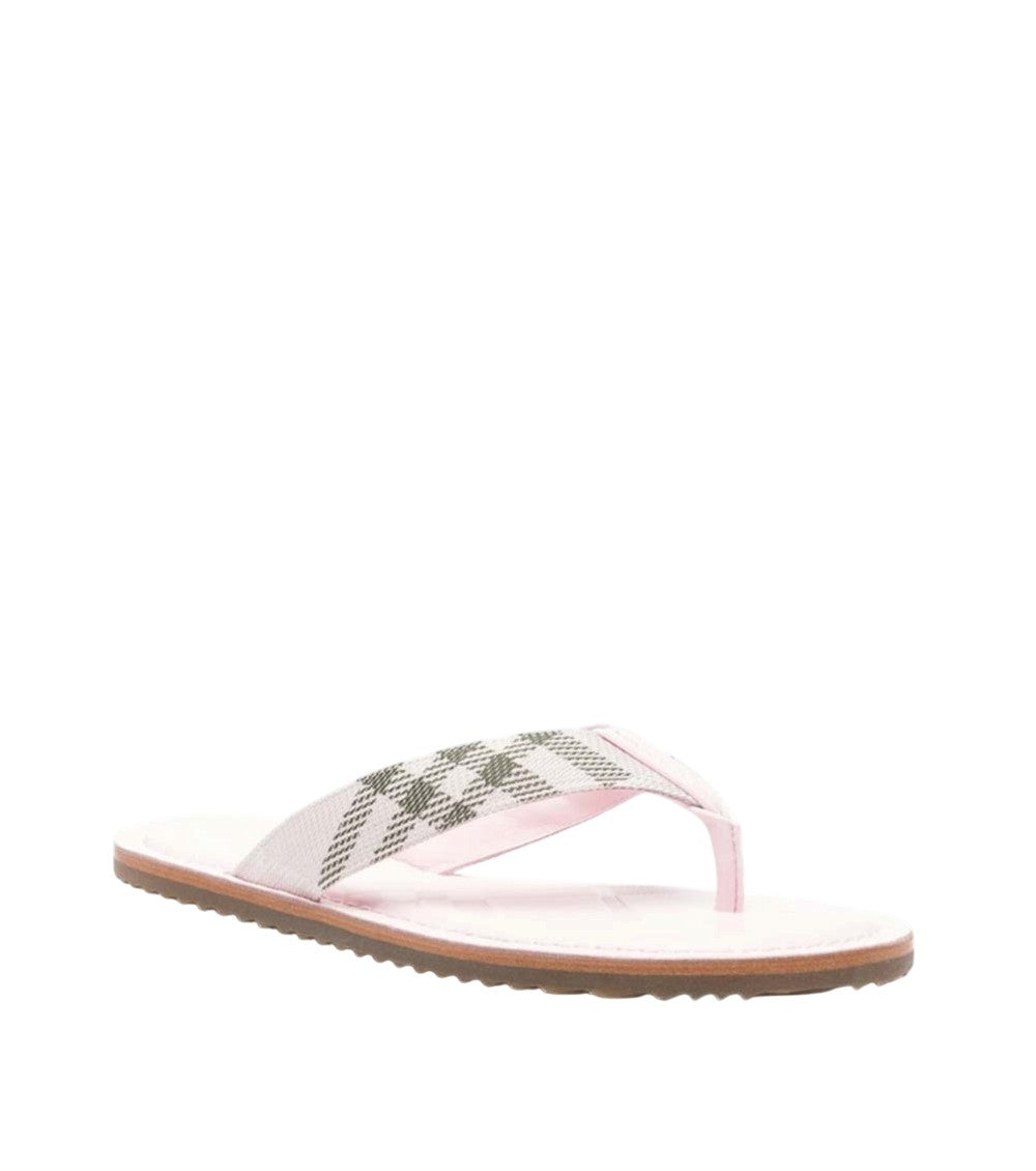 Pink Checks Sandals 2