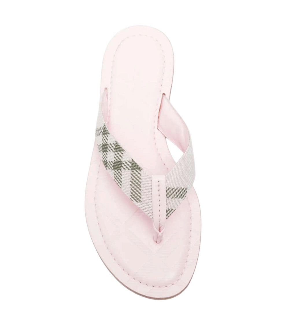 Pink Checks Sandals 3