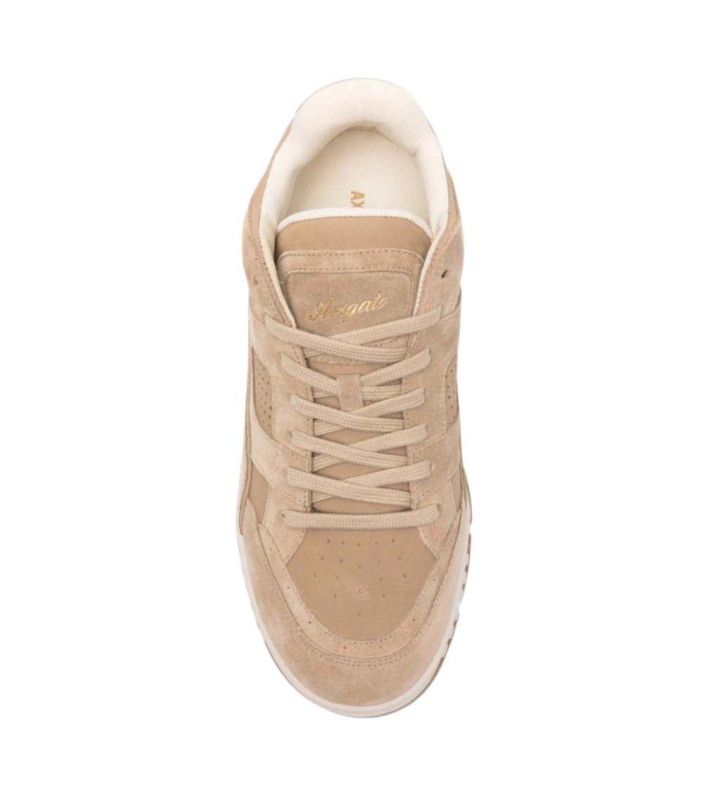 Beige Perforated Area-Lo Sneakers 4