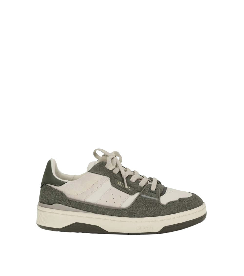 Beige Color Block Sneakers 1