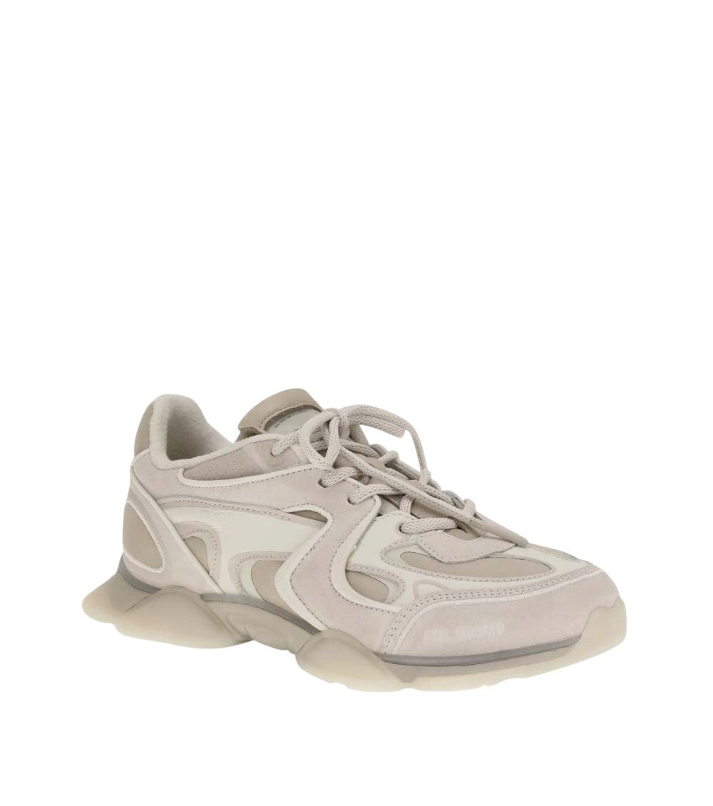 White Eris Panelled Sneakers 2