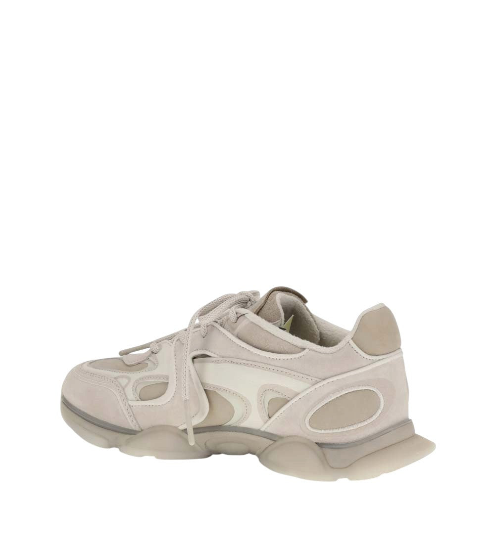 White Eris Panelled Sneakers 3