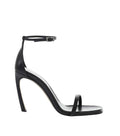 Black Ankle-Strap Leather Heels 1
