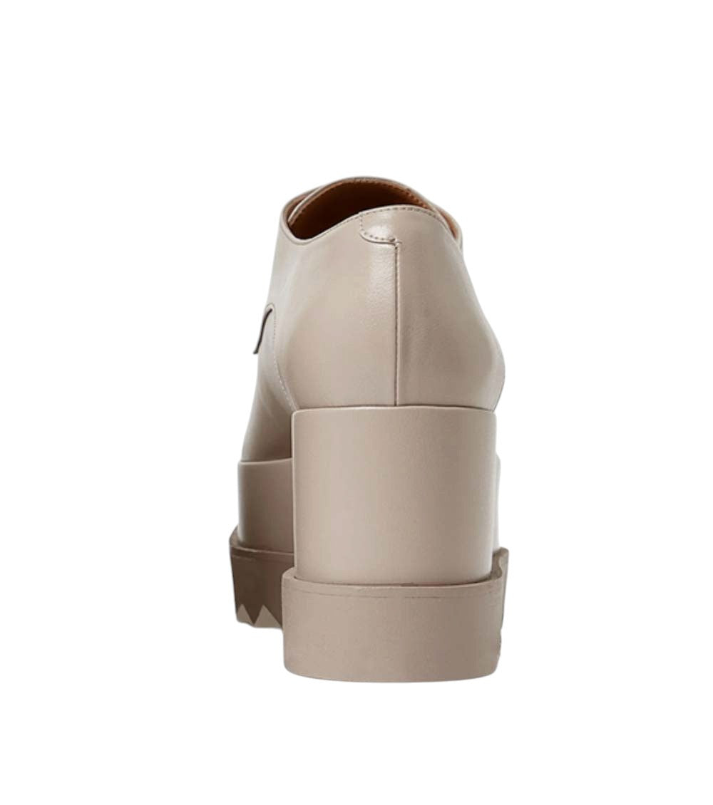 Beige Leather Elyse Sneakers 3