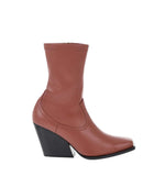 Brown Western Ankle Boots 1