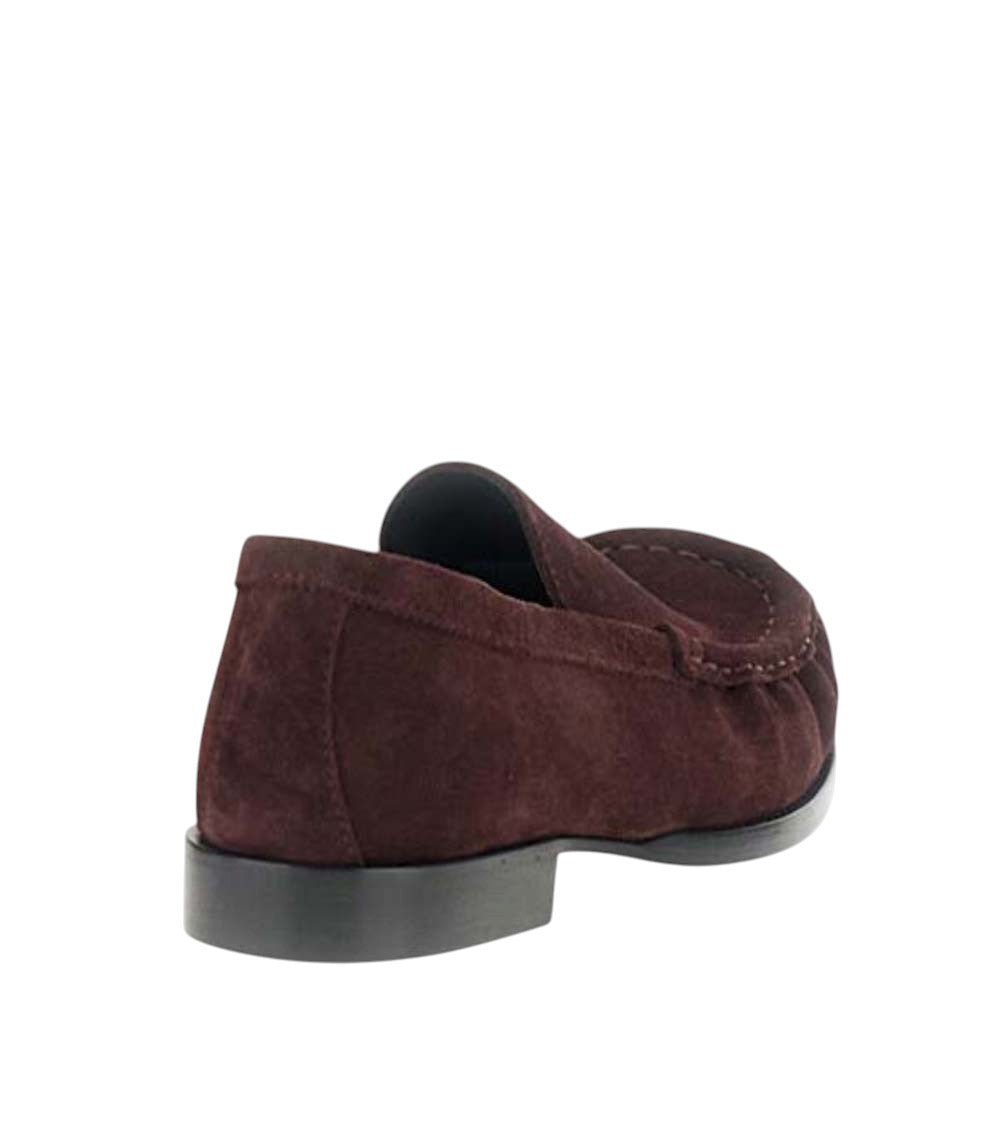 Burgundy Suede Loafers 4
