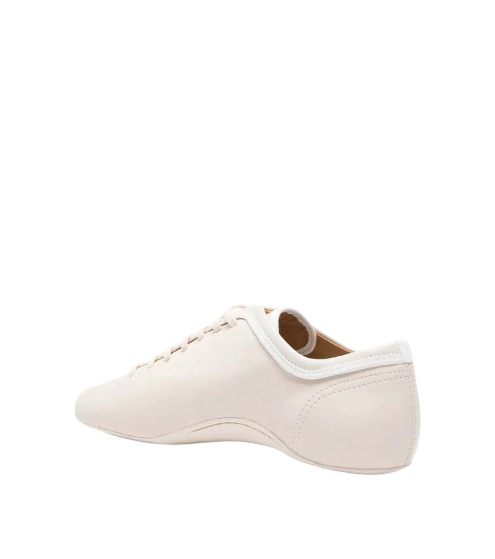 Beige Panelled Sneakers 3