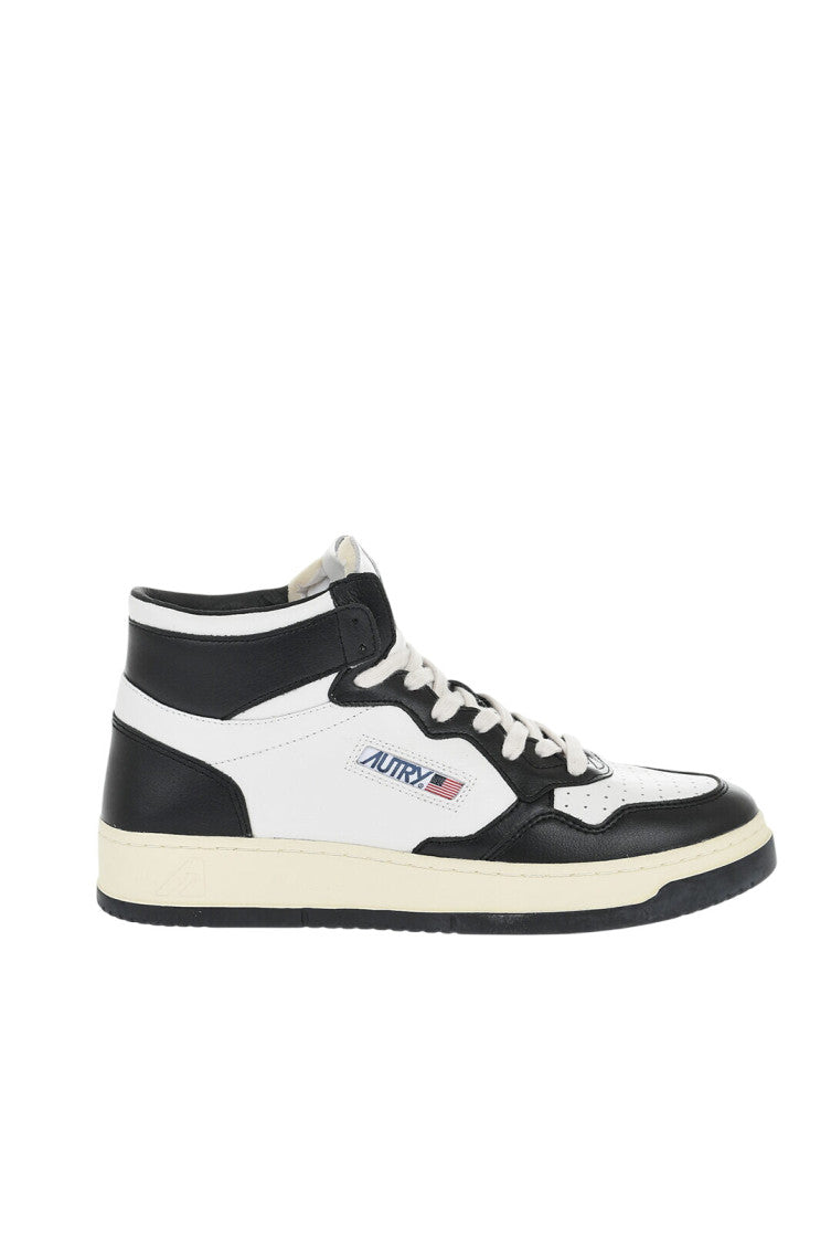 BlackWhite Logo Medalist Sneakers 1