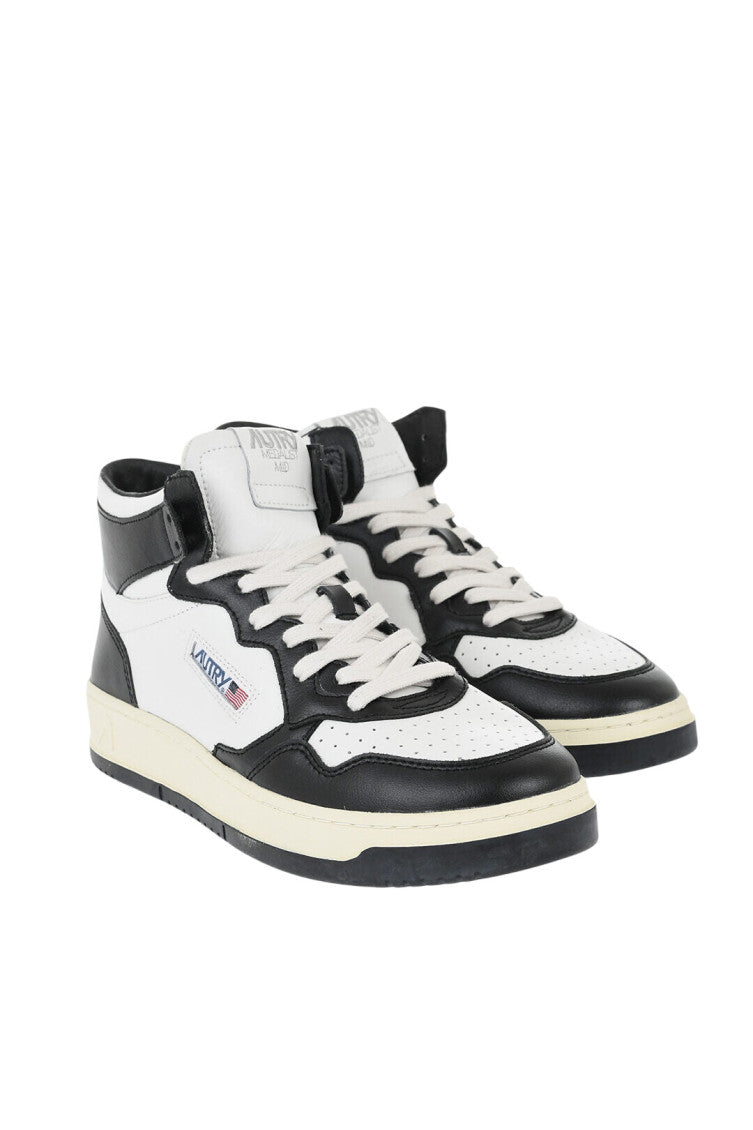 BlackWhite Logo Medalist Sneakers 2