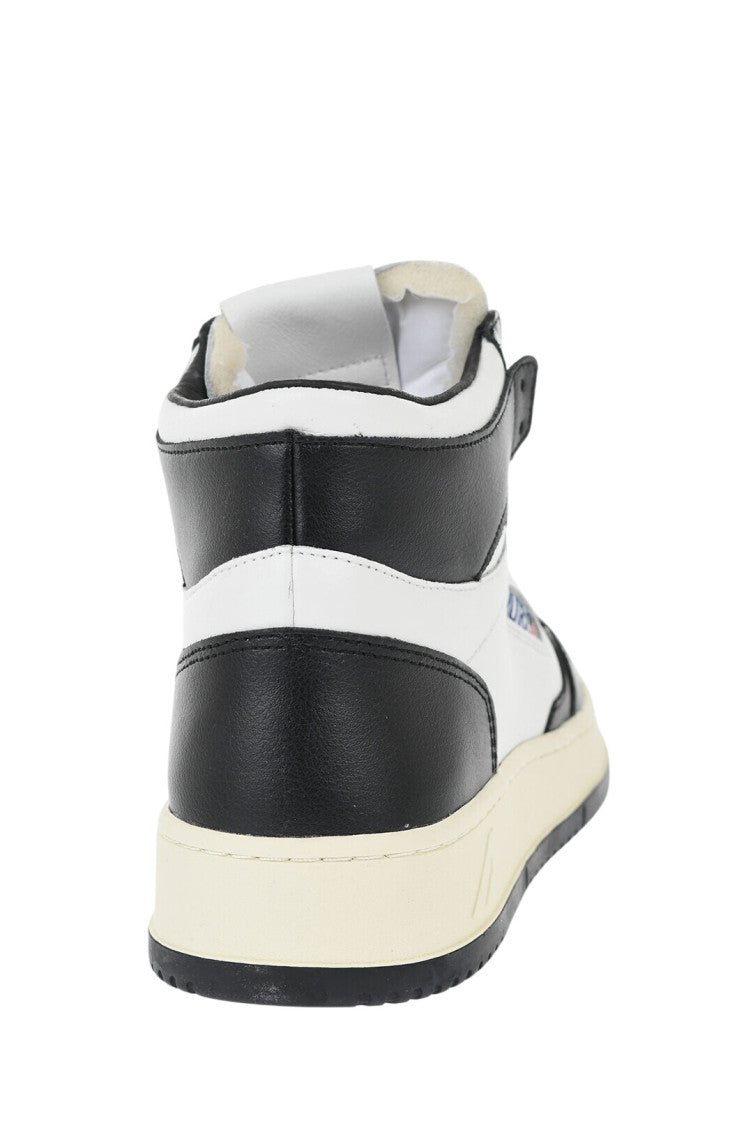BlackWhite Logo Medalist Sneakers 3