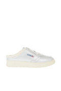Silver Metallic Leather Sneakers 1
