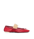 Red Anatomic Ballet Flats 1