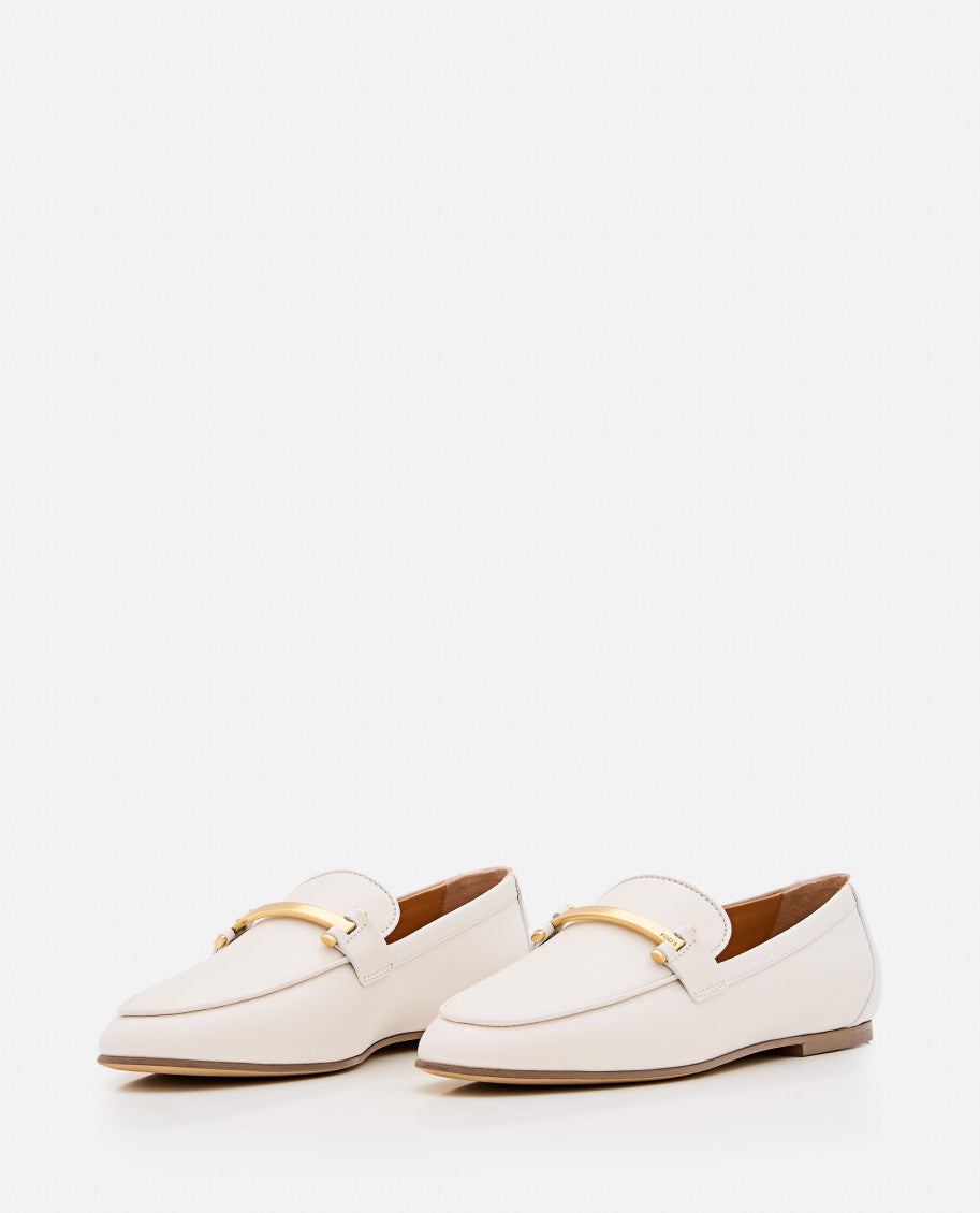 White Leather Loafers 2