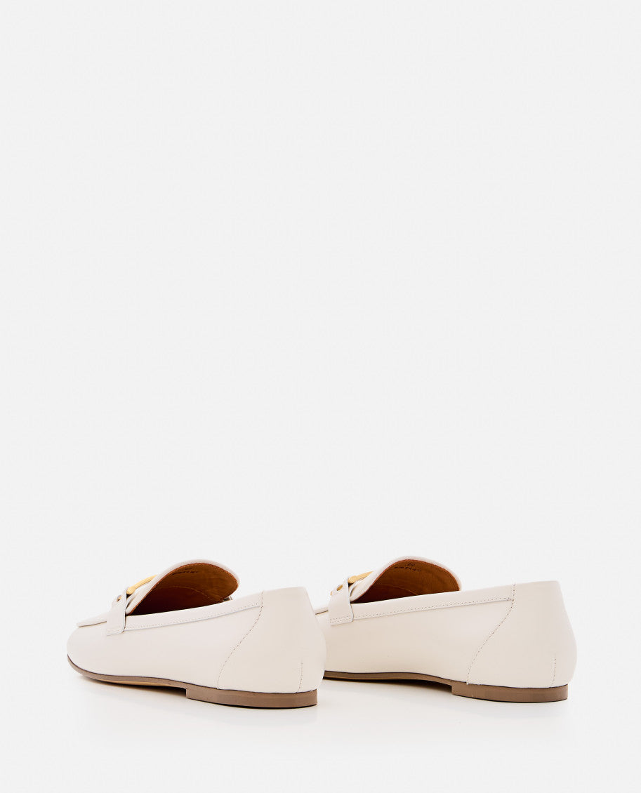 White Leather Loafers 3