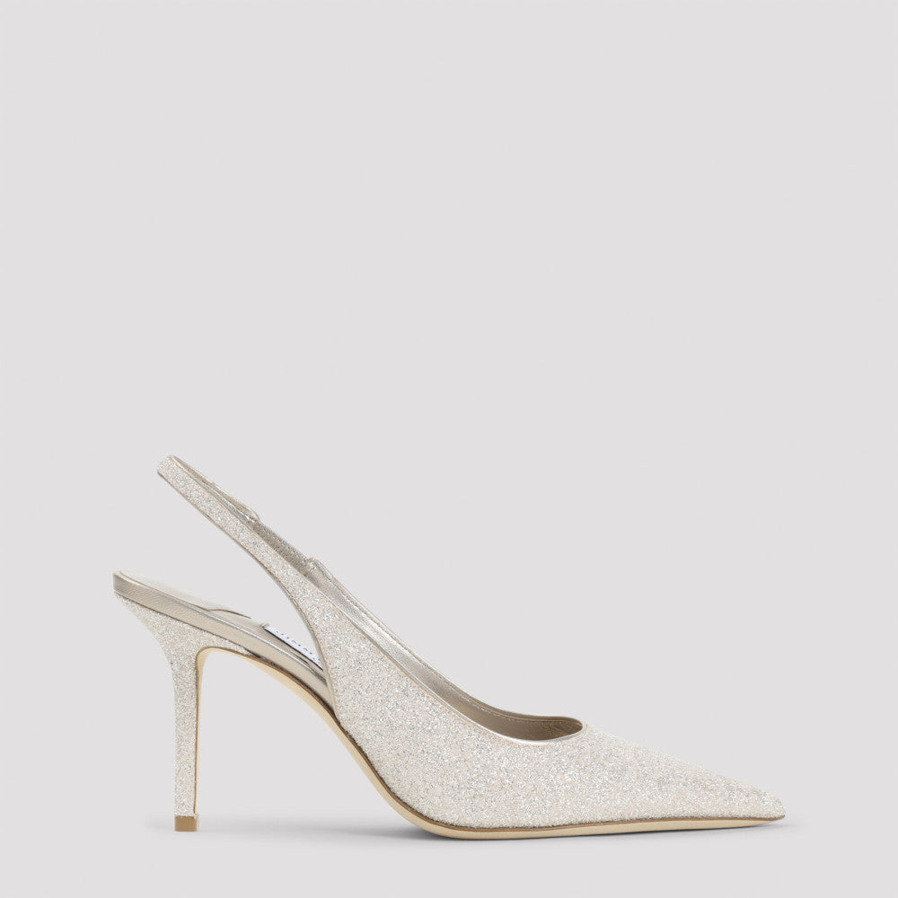 Soft Gold Leather Heels 2