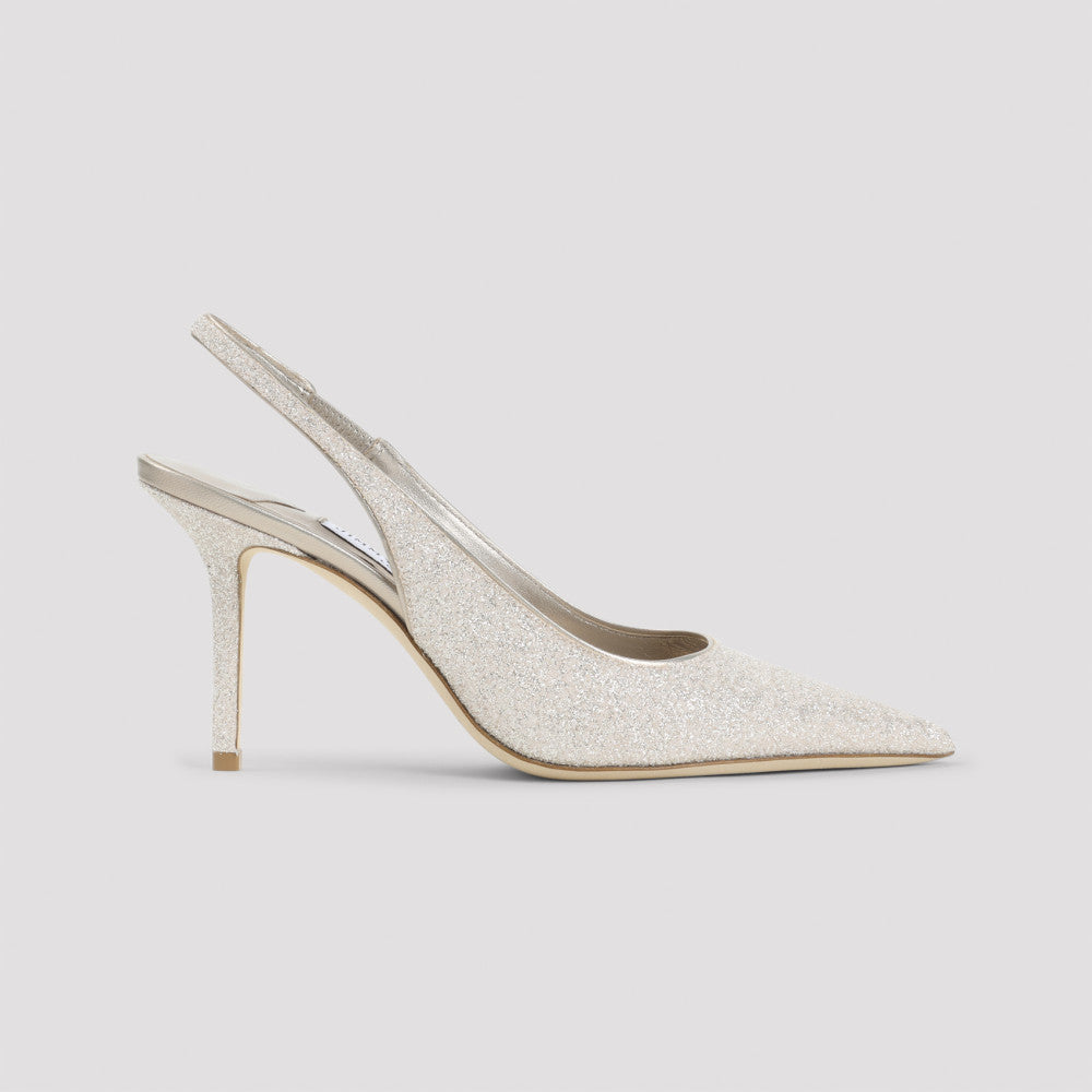 Soft Gold Leather Heels 3