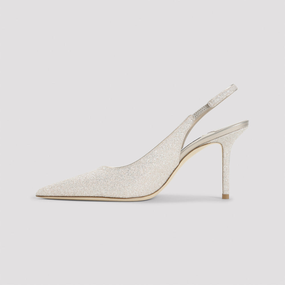 Soft Gold Leather Heels 4