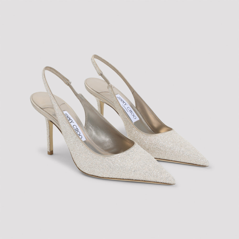 Soft Gold Leather Heels 5