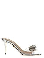 Silver Stud Bow Heels 1