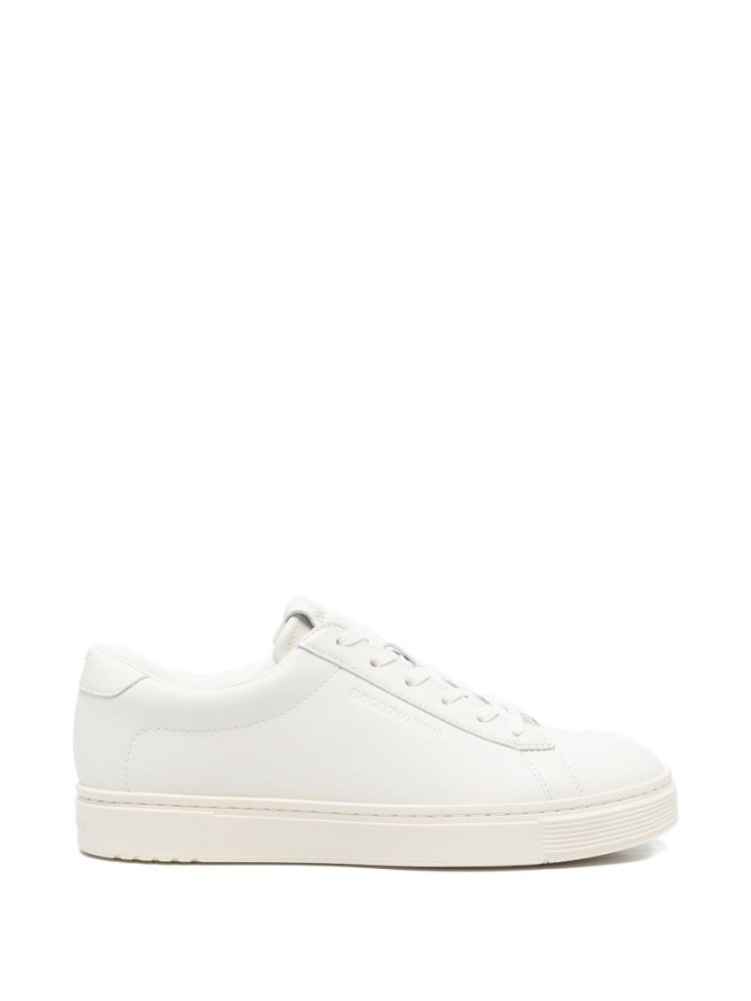 White Leather Sneakers 1