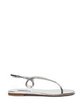 Silver Braided Sandals 1