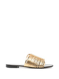 Golden Slip-on Sandals 1