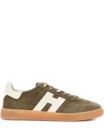 Green Cool Logo Sneakers 1